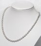 Silver Grey Freshwater Pearl Necklace - Image 3
