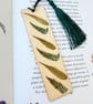 Pressed Foliage Wooden Bookmark With Real Ferns - Image 4