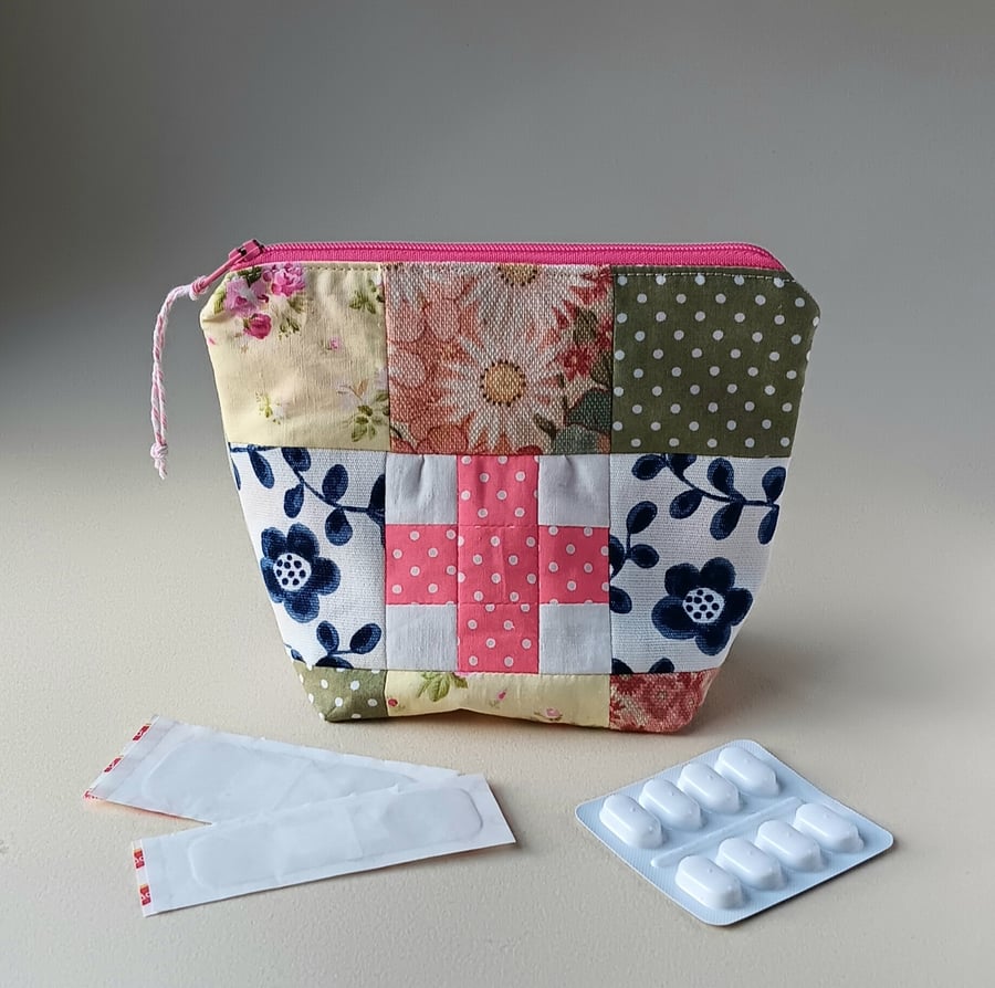 Patchwork First Aid Pouch