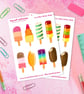 Ice Lolly Sticker Sheet - Image 1