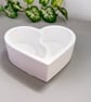 White Heart Twin Compartment Trinket Dish - Image 2