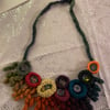 Colourful Crochet Necklace