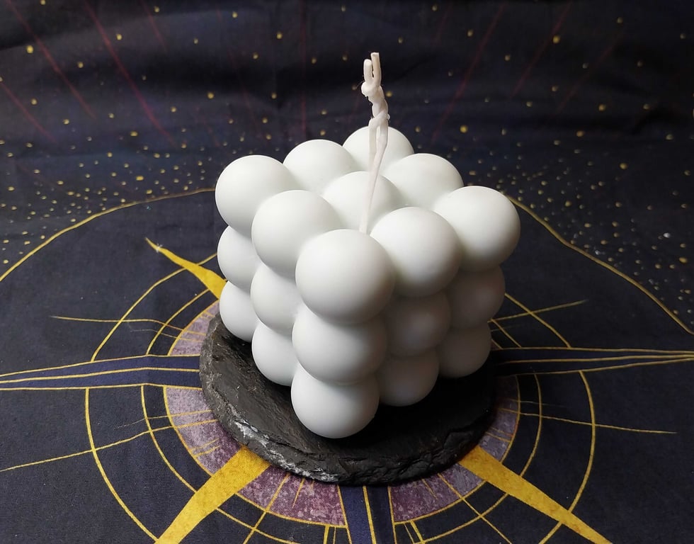 Bobble square candle 
