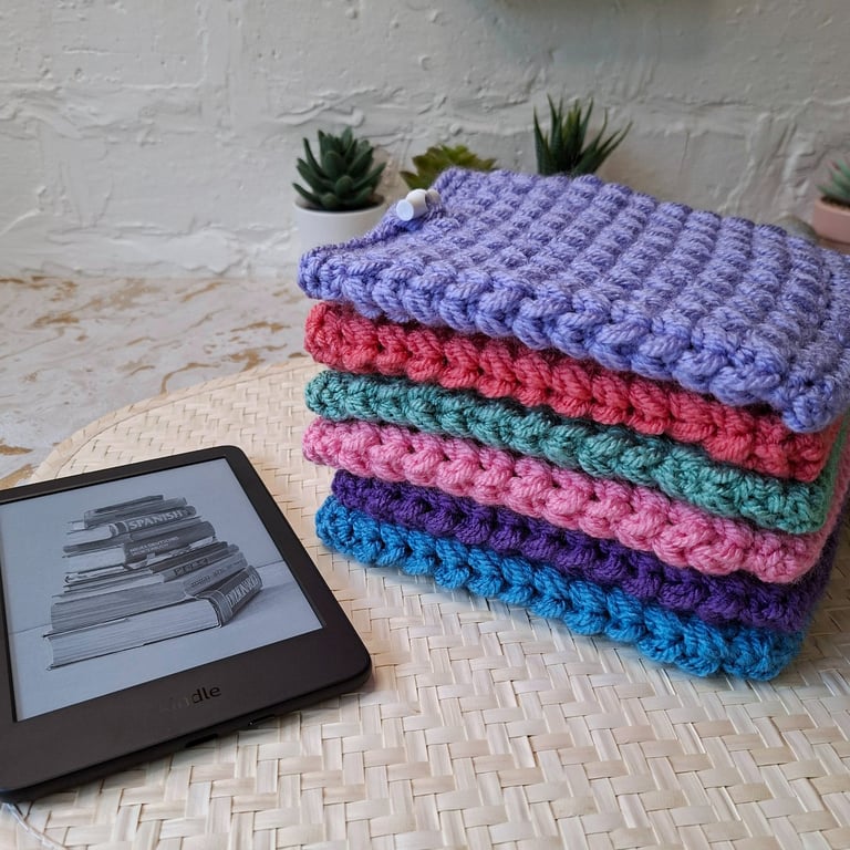 Crochet Kindle E-Reader Cosy Pouch