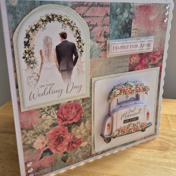 Handmade Wedding Greeting Card