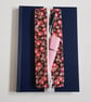 Handmade A5 Planner Zipper Pouch - Strawberry Print Pen Holder
