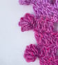 Crocheted Colours of Sunset Scarf with a Bobble Edging  - Image 4
