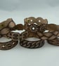 Pyrographed leather bracelet (rope) - Image 3