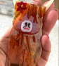 Highland cow “Hetty” the fused glass Christmas decoration  - Image 4