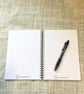 Puffin Billy Notebook, Notepad, A5 Size, Spiral bound, Wildlife Art Notebook, Pa - Image 6