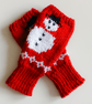 KNITTING PATTERN PDF Christmas Colours Wrist Warmers