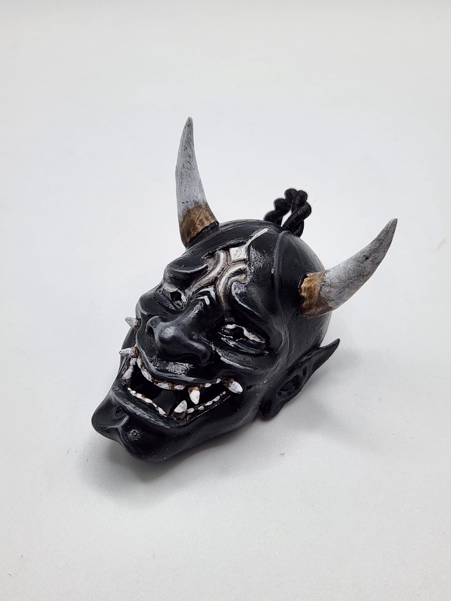 Car Accessory Samurai Oni Mask Rear view mirror charm Car Interior Decoration Gi