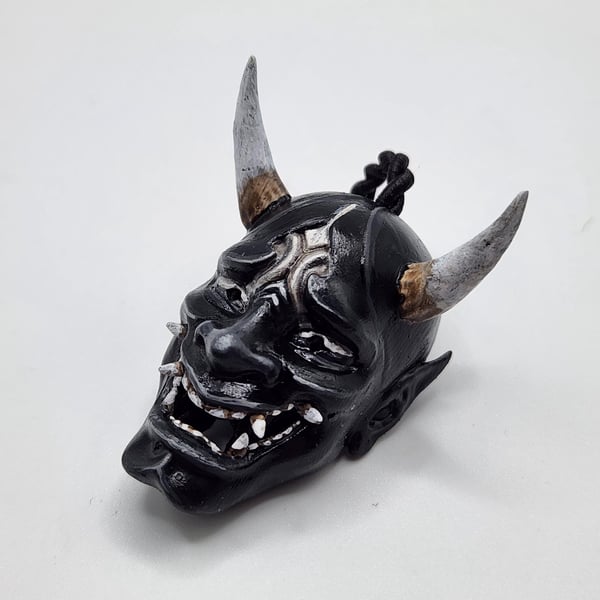 Car Accessory Samurai Oni Mask Rear view mirror charm Car Interior Decoration Gi