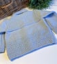Designer Hand Knitted Long Length Cosy Cardigan 9-18 months - Image 2