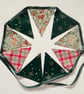 Green Chirstmas Highland Cow Bunting 