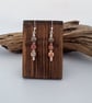 Natural Jasper Bead Earrings, 925 Sterling Silver - Image 2