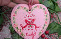 Christmas Slate hearts