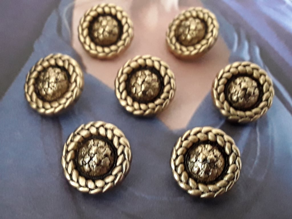 12.5mm 20L Antique Matt Gold Rare colour