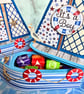 "It's A Boy" Boat Gift Box In Blue - New Baby Boy Nautical Themed Favour Box - Image 3