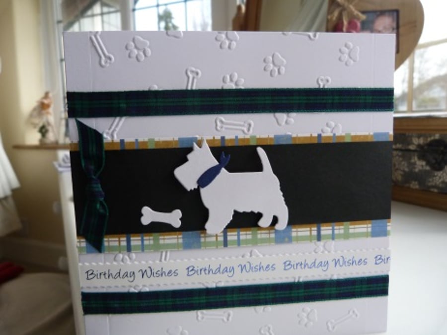 Westie Dog Birthday Card