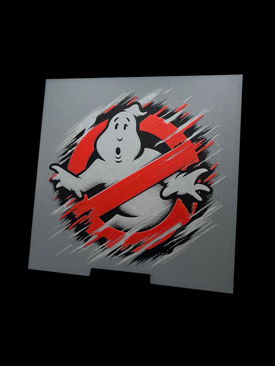 Ghostbusters Logo 3D Printed Fan, Wall Art