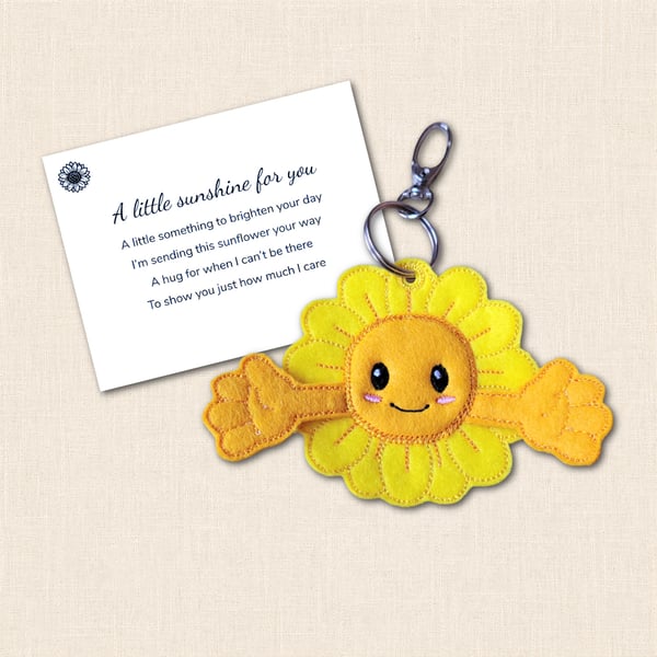 Sunflower Pocket Hug - Little Ray of Sunshine Pocket Pal