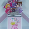 Girls 5th Birthday Card
