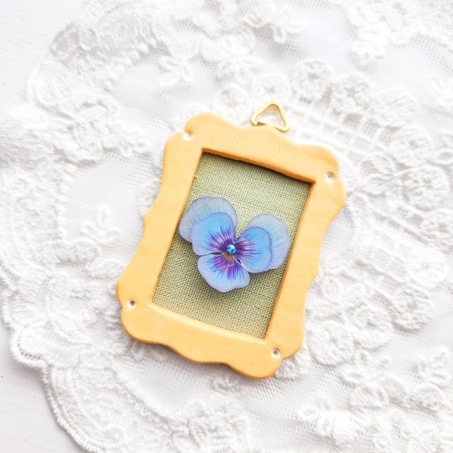 Tiny Floral Wall Hanging