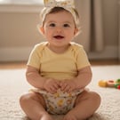 Bloomers and headband age 3mth to 18mth