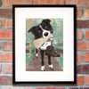 A4 Border collie listing for Joy