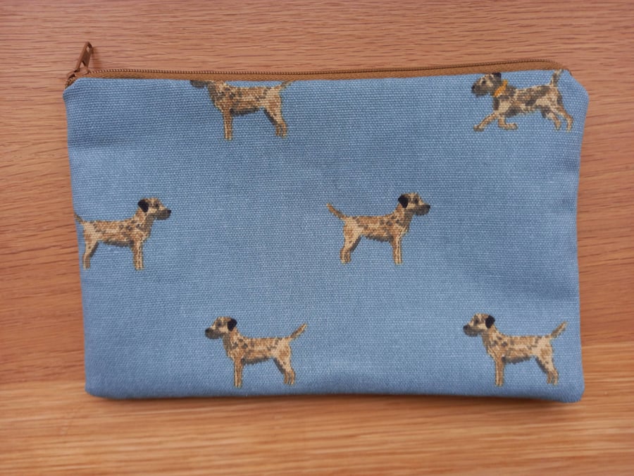  Terrier storage pouch - ideal gift  make up bag