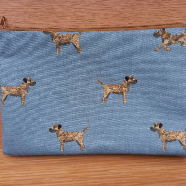  Terrier storage pouch - ideal gift  make up bag