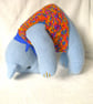 Stilton, a big, blue hug of a bear with a knitted waistcoat. Perfectly imperfect - Image 1
