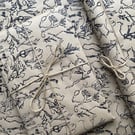 Seaweed wrapping paper. Hand Printed on 100% recycled Wrapping Paper. Gift Wrapp