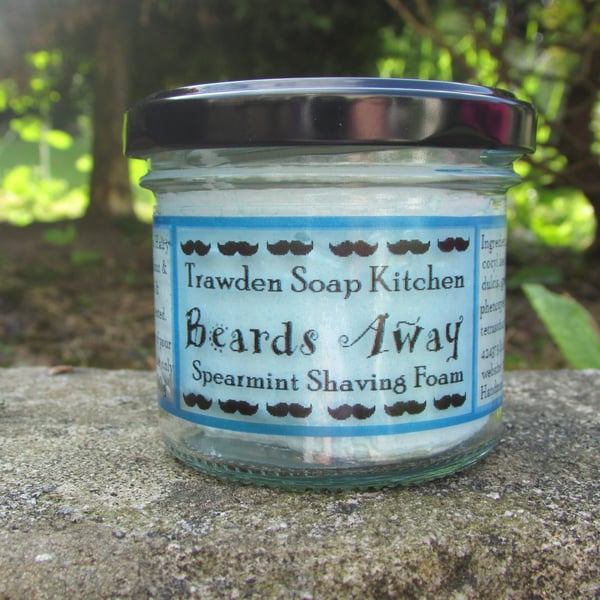 Beards Away Shaving Foam - for classical wet shaving