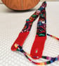 1 inch wide EXTRA LONG Bright Print Ukulele Strap  - Image 4