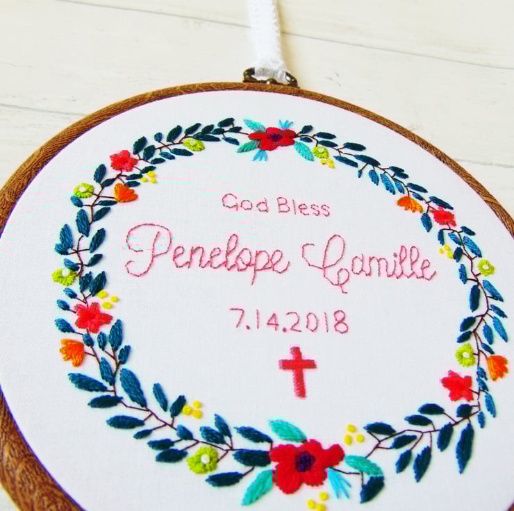 Baptism Gift, Christening Gift for Godchild, Pe... Folksy