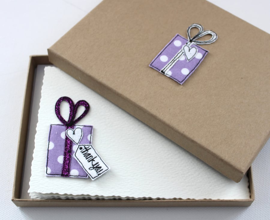 'Thank you Present' - A Box of Six Postcards with Envelopes