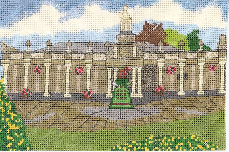 Queen Anne's Walk, Barnstaple in Devon cross stitch chart