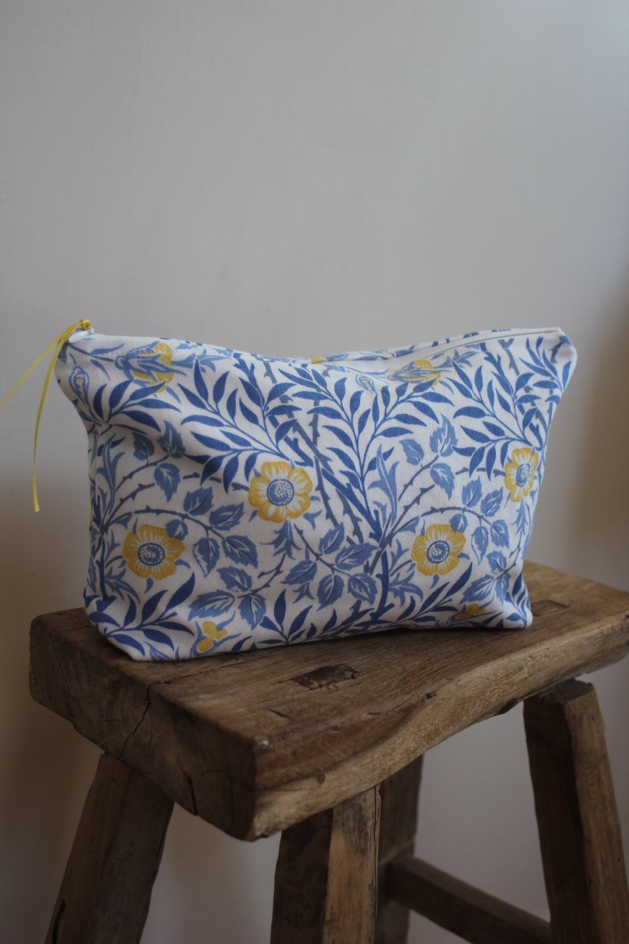 Sanderson 'Sweet Briar Minor' fabric zip up pouch - postage inc