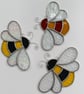 Stained Glass Bee Suncatcher  - Handmade Hanging Decoration 