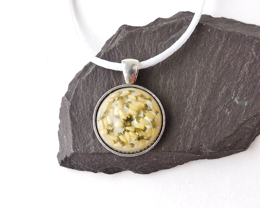 White Heather Necklace - SALE 048 