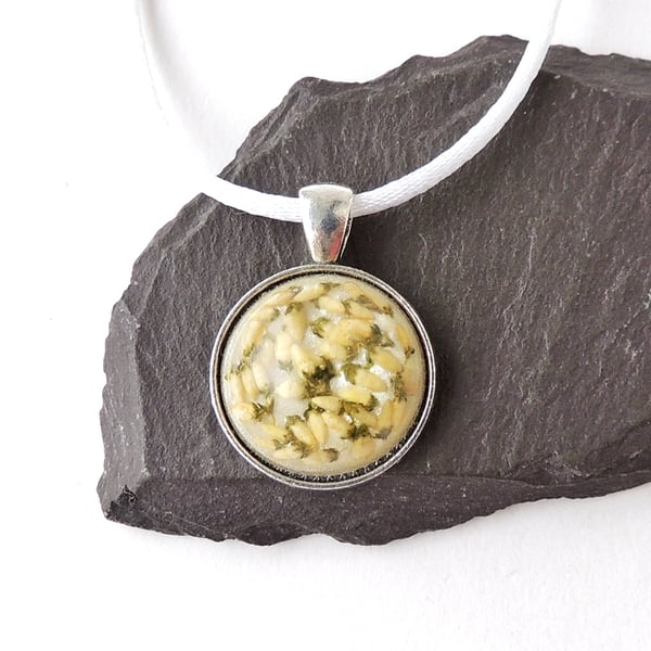 White Heather Necklace - SALE 048 