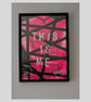 This is ME - original mixed media framed art - Image 3