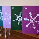 Snowflake Christmas Cards (set of 7)