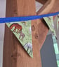 Birthday Horse bunting. Hand sewn with reclaimed fabric 3 m long - Image 2