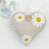 DAISY HEART - lavender or padded