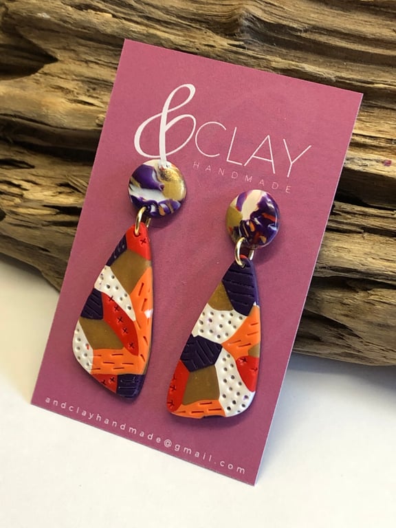 Bold & Colourful Drop Earrings