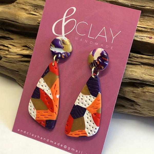 Bold & Colourful Drop Earrings