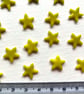 Pack of 15 yellow stars made with Bullseye 90coe glass - Image 2